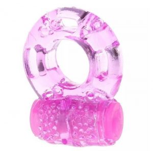 Anillo para pene con vibrador de silicona