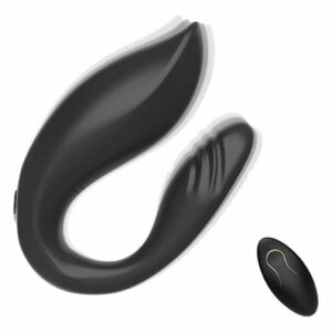 Vibrador en U con Control Remoto 10 Modos Doble Motor